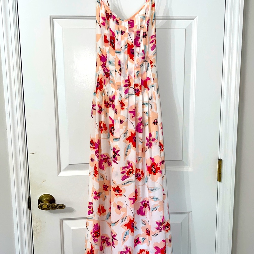 Banana Republic - Women’s Size 0 - Floral Midi Dress